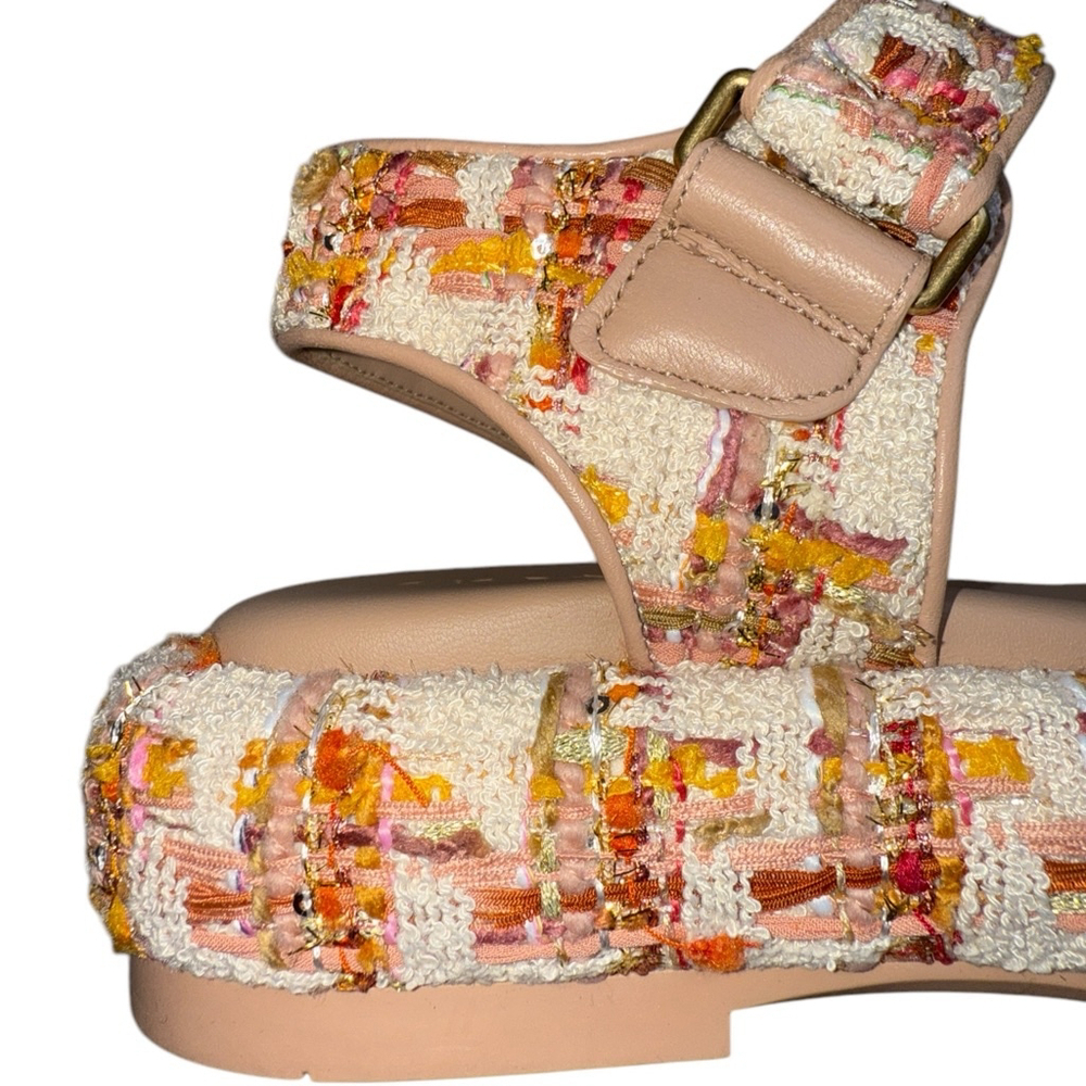 COACH Peyton Tweed Platform Sandals Women's Size 7.5 - Picture 12 of 15